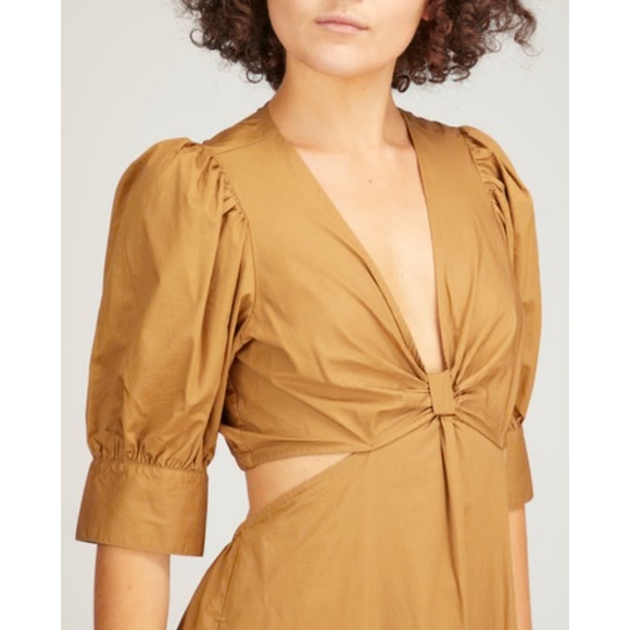 Xirena Alexi Dress in Khaki Gold - Picture 6 of 9